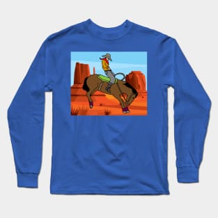 Rodeo Riding On A Horse Long Sleeve T-Shirt